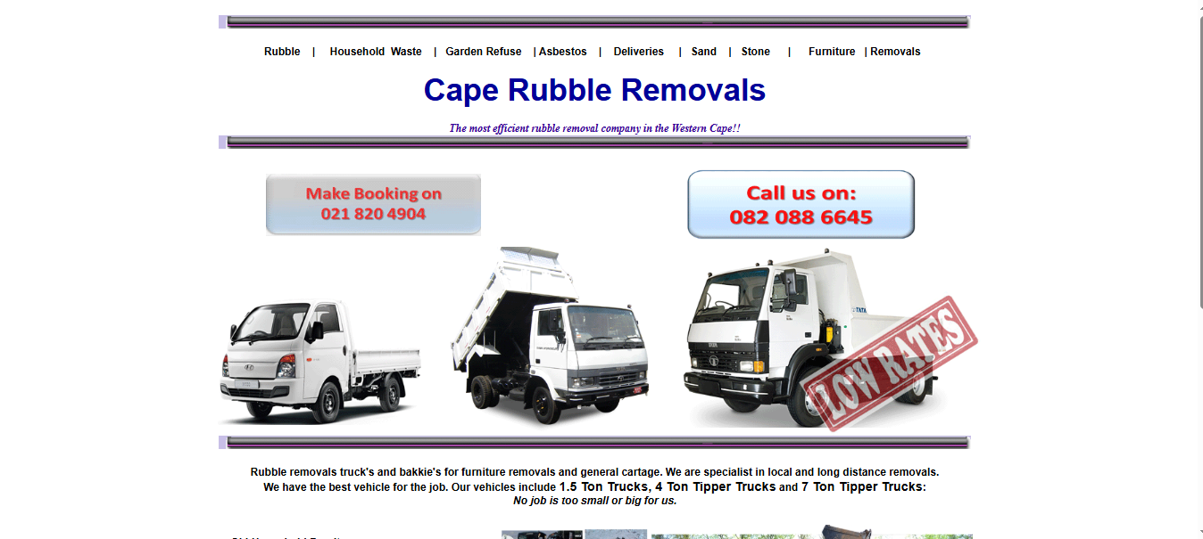 Cape Rubble Removals